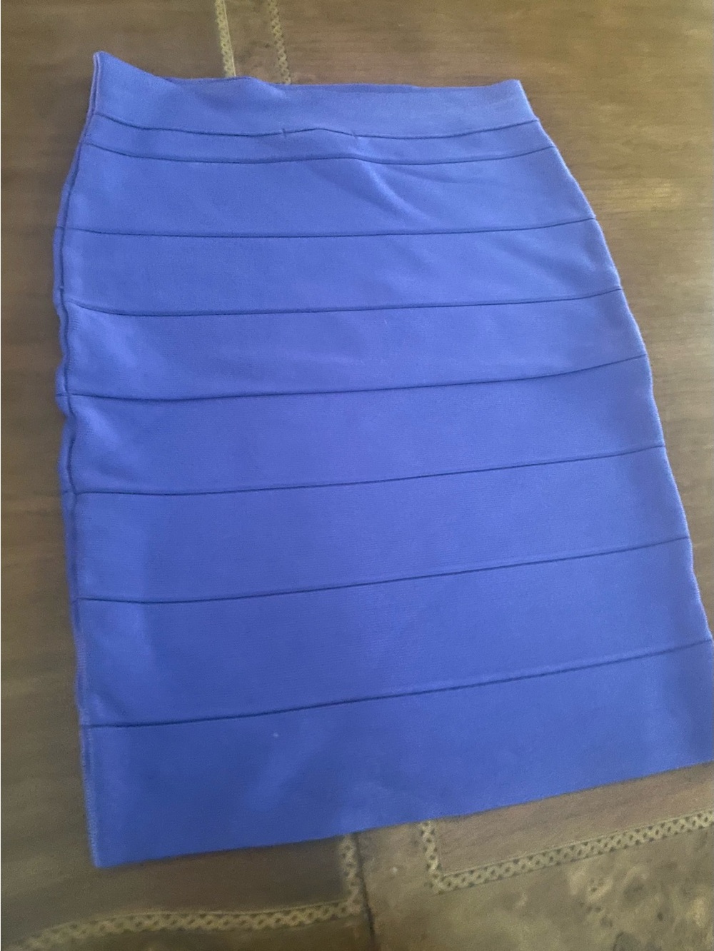 Romeo & Juliet Couture Purple Bandage Pencil Skirt